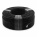 Кабель силиконовый 16 AWG черный, 1м